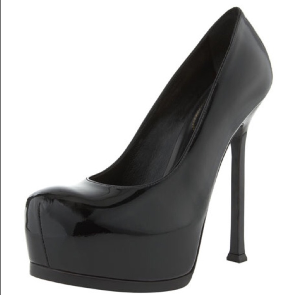 Tribtoo Black Patent Pumps by Yves Saint Laurent